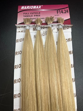 Polymer I-TIP 18" Remi Hair Extensions Silky (25 Strand I-Tip Extensions Per Bundle)