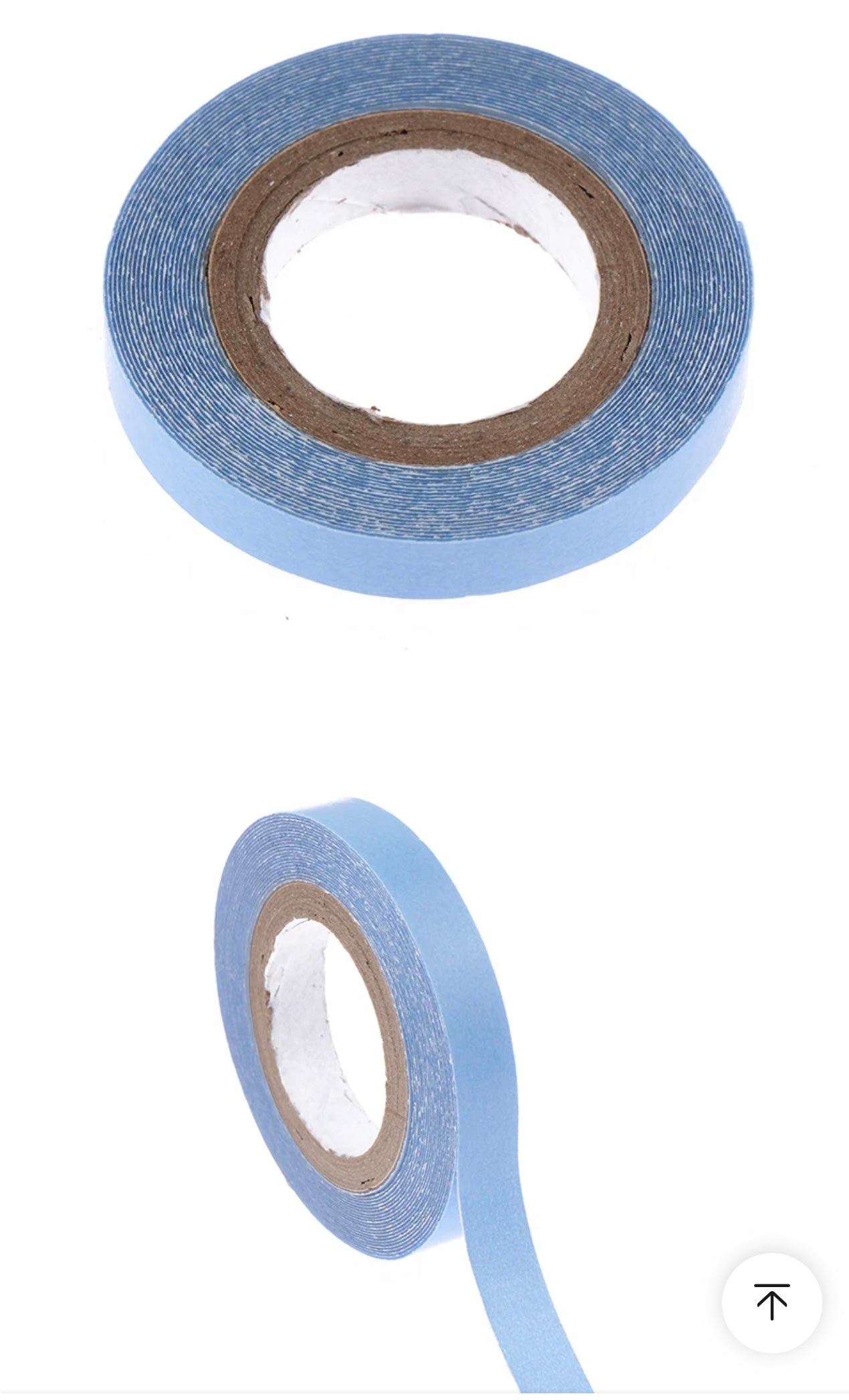 Extra Strong Double Sided Tape-In Extensions 1 Roll 0.8/1CM*3 Yards Blue Tape