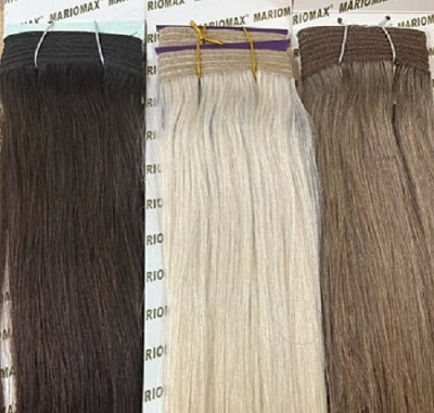18' Weft Hair- 100%  Double  Drawn Remy Weaving Human HAIR Extensions