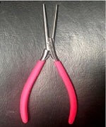 7" Hair Extensions Pliers Flat Stainless Steel For Tape In Hair Extension Pliers