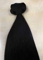 18" Clip On Remi Hair Extensions Silky