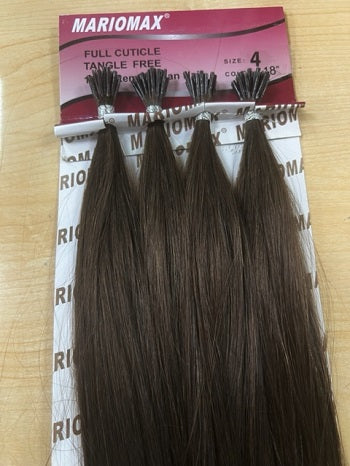 Polymer I-TIP 18" Remi Hair Extensions Silky (25 Strand I-Tip Extensions Per Bundle)