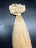 18" Clip On Remi Hair Extensions Silky