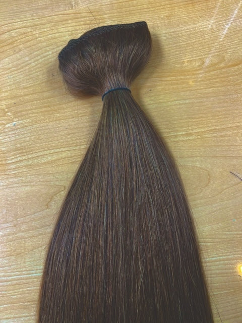18" Clip On Remi Hair Extensions Silky