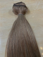 18" Clip On Remi Hair Extensions Silky