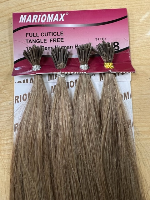 Polymer I-TIP 22"-24" Remi Hair Extensions Silky(25 Strand I-Tip Extensions Per Bundle)