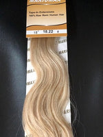 Wavy 18"Tape Extensions Hair Premium 100% Human Hair 50g a Pack Of 20 Pieces