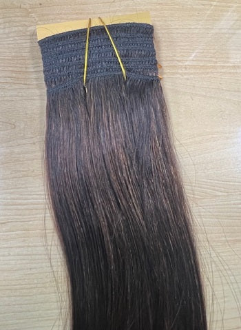 18" Weft Hair- 100%  Double  Drawn Remy Weaving Human HAIR Extensions