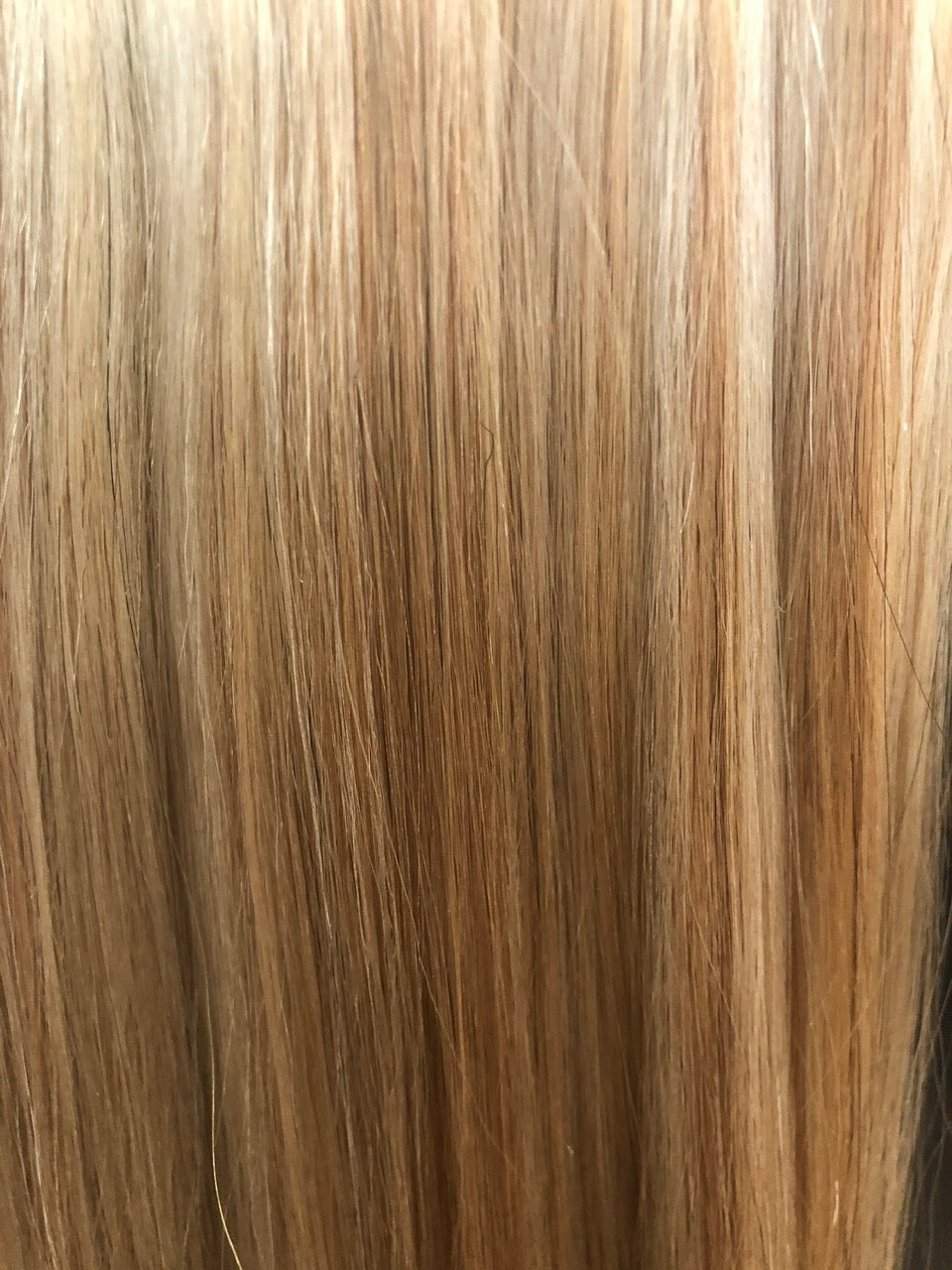 SUNSET 1 8"-20" DOUBLE DRAWNS  ( 3" WIDE  12 PIECES 60g ) Tape In Remi Hair Extensions  Silky