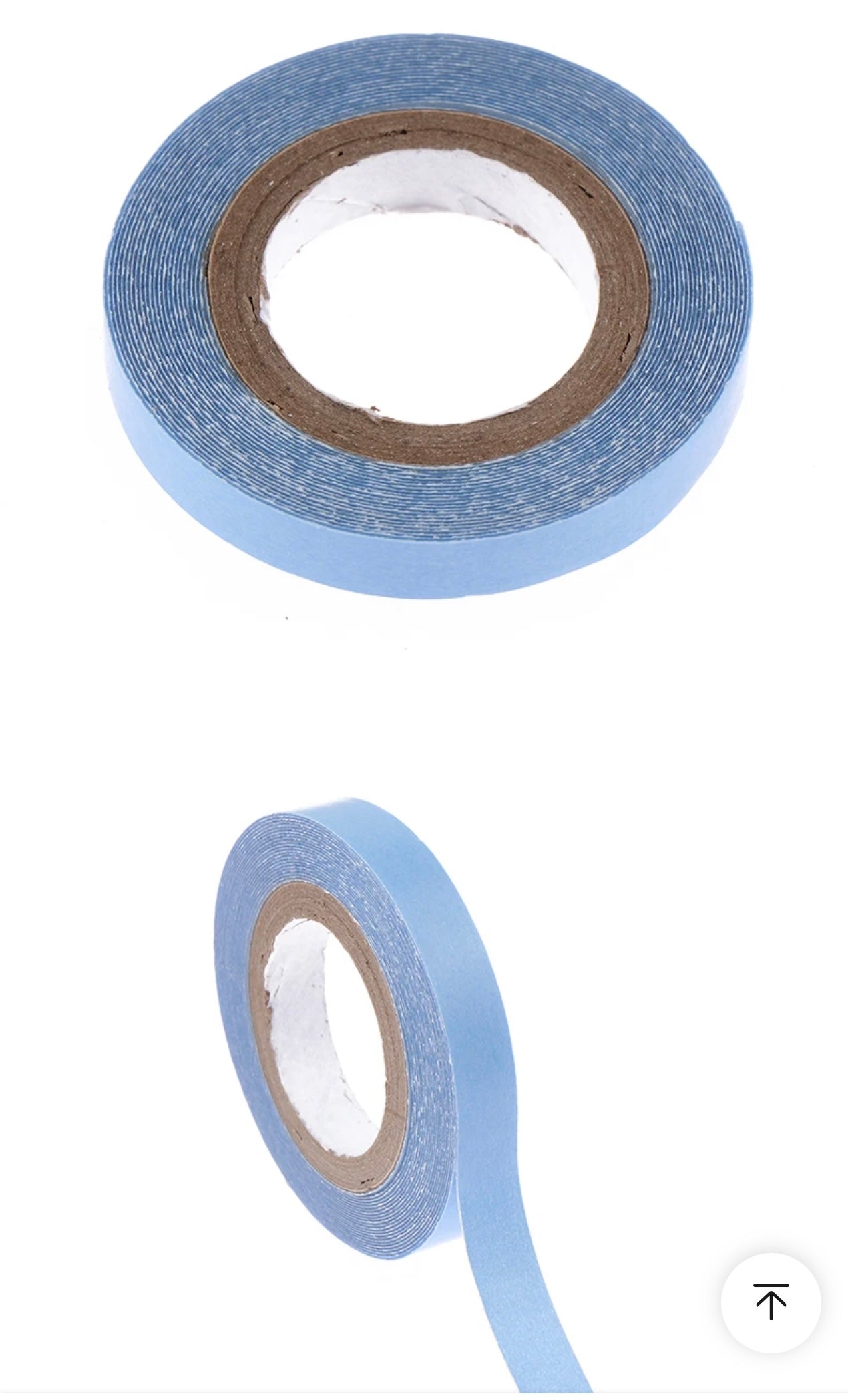 Extra Strong Double Sided Tape-In Extensions 1 Roll 0.8/1CM*3 Yards  Blue Tape