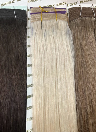 22"-24" Weft Hair- 100%  Double  Drawn Remy Weaving Human HAIR Extensions