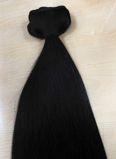 18" Clip On Remi Hair Extensions Silky