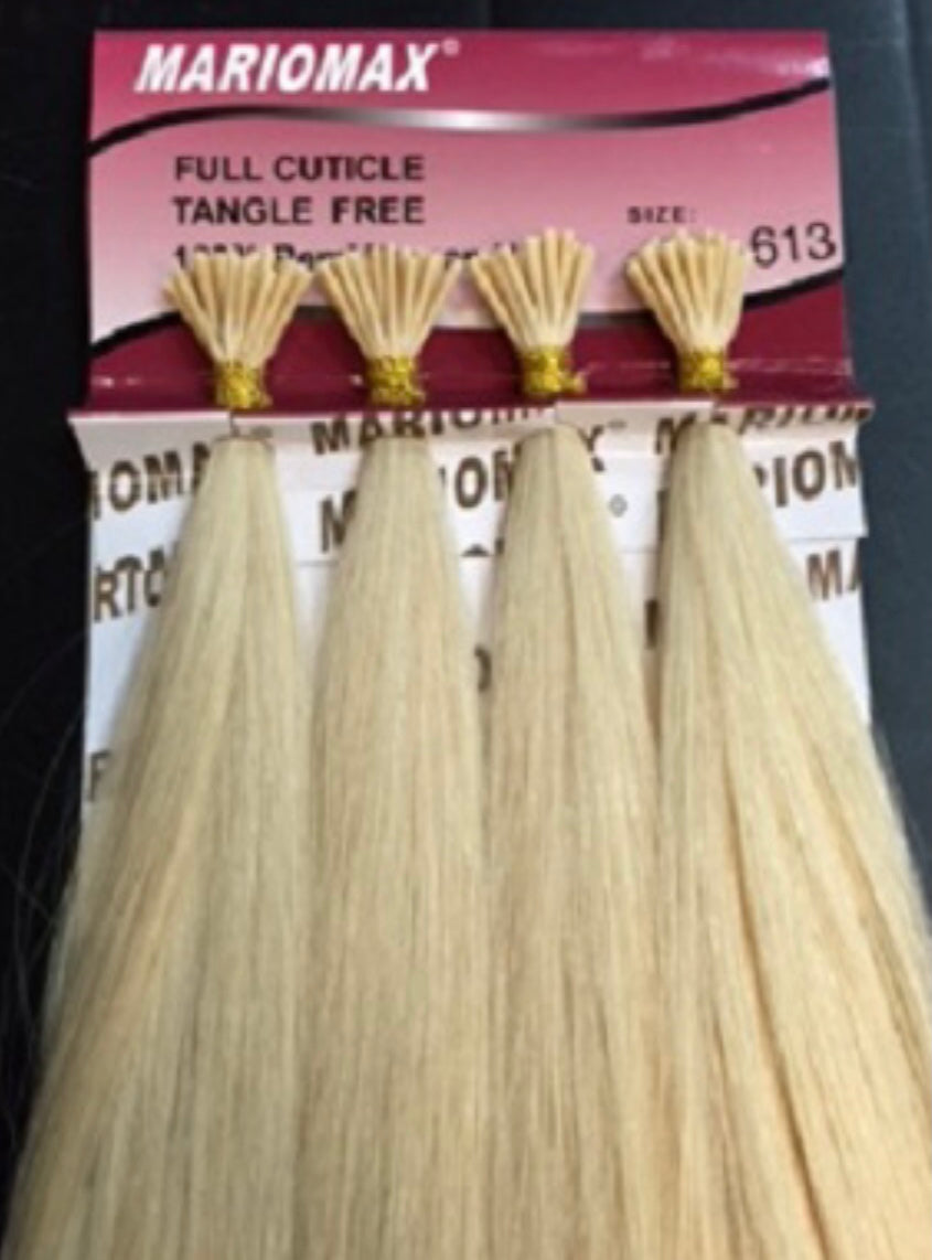 Polymer I-TIP 22" Remi Hair Extensions Silky(25 Strand I-Tip Extensions Per Bundle)